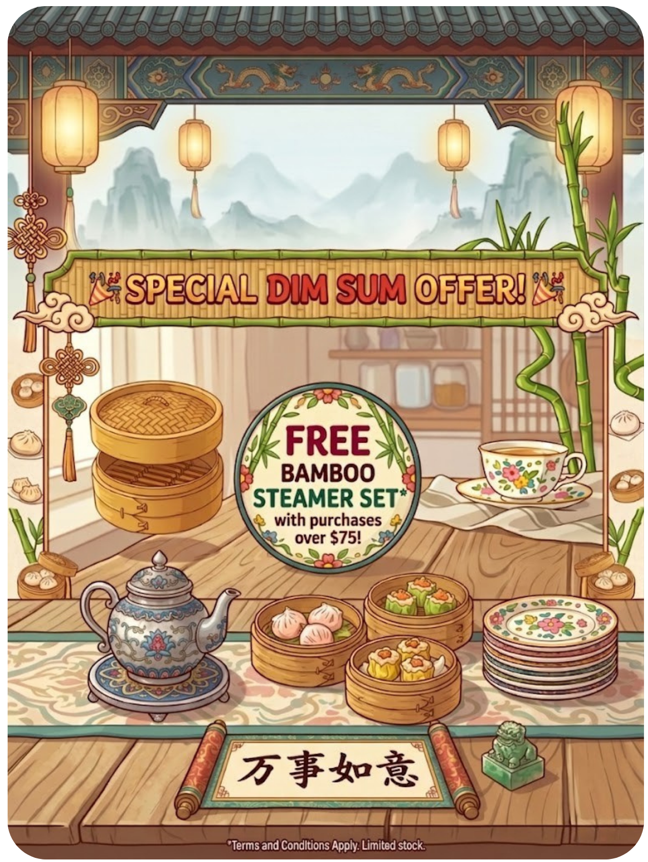 Free steamer offer